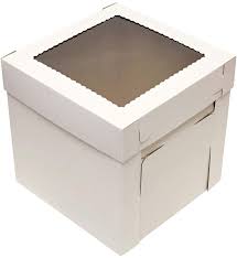 Presented in a stunning gloss white finish, the boxes will remain clean and easily wipeable if you happen to drip. Amazon Com Spec101 Cake Boxes With Window 25pk 8in X 8in X 8in White Bakery Boxes Disposable Cake Containers Dessert Boxes Kitchen Dining