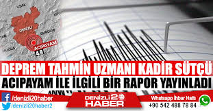 Peki, denizli depremi hangi illerde hissedildi? Denizli Depremi Icin Uzmanindan Rapor Yayinlandi