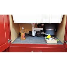 under sink mat protects cabinets. 2019