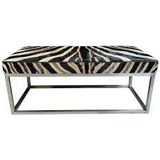 Solid ash and zebra wood coffee table zebrawood oe custom freeform modern made exotic walnut with storage by timber kitchen gio geometric. Coffee Table With Real Zebra Skin For Sale At 1stdibs