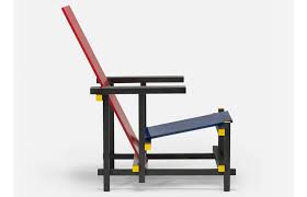 Rietveld songeait à une production industrielle de la chaise qui ne vit pas le jour. Icone La Chaise Rouge Bleue De Gerrit Rietveld 1917