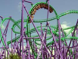The Joker S Jinx Coaster At Six Flags America In Upper Marlboro Maryland Roller Coaster Six Flags America Six Flags Great Adventure