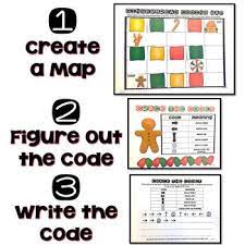 In these 27 coding puzzles, students will learn advanced sequencing, debugging, and other intermediate coding skills. Free Gingerbread Coding Coding Computer Science 1st Grade Activities