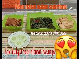 Yuk, coba berbagai resep makan malam enak yang telah diuji coba di dapur masak apa hari ini! Masak Buat Menu Makan Malam Keluarga Masakan Rumahan Menu Sederhana Youtube