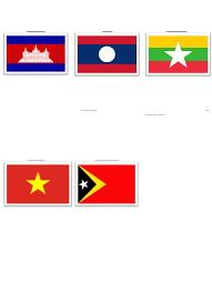 Malaysia & 15 states flags. Bendera 11 Negara Di Asia Tenggara Asia Vector Logo Negara