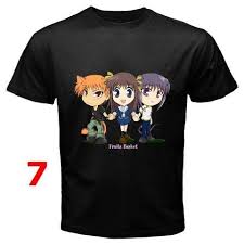 Fruits Basket Anime Manga Black T Shirt Fruits Basket Anime Fruits Basket Fruit Basket