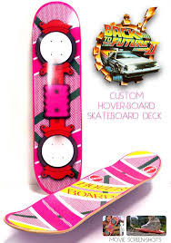 The same date of the hoverboard chase in back to the future part ii. Back To The Future Part 2 Hoverboard Skate Deck Skate Decks Hoverboard Back To The Future