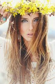 Pin By Lulu Poil2 On Boho Chic Hippie Hair Hippie Style Her Hair