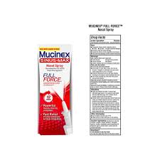 As a general rule, nasal steroid sprays are the most effective in treating nasal allergy symptoms, according to the american academy of otolaryngic allergy. Mucinex Sinus Relief Bundle Mucinex Sinus Max Full Force Nasal Decong Mucinex Usa