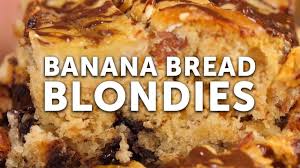 Vegan Banana Bread Blondies Bosh Vegan Banana Dessert Recipes Vegan Banana Bread Easy Banana Dessert
