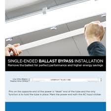 May 17, 2021 · a recessed light, sometimes called a can light, has both its housing and bulb recessed above the ceiling drywall. Viribright 18w T8 Led Tube 4 Ft Ballast Bypass 2340 Lumens