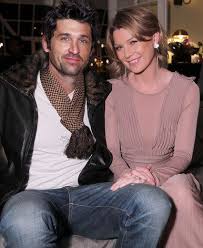 Ellen pompeo and patrick dempsey | credit: Patrick Dempsey With Thos Charismatic Smile And Ellen Pompeo With Seducing Smile Greys Anatomy Couples Greys Anatomy Characters Greys Anatomy Derek