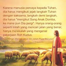 Kartu Mitis Tuhan Firman Tuhan Roh Kudus