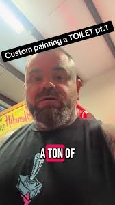 Custom Painted Toilet