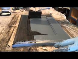 Kitchen Cabinets With Blue Paint And Black Glaze Youtube Glazed Kitchen Cabinets Black Kitchen Cabinets Kitchen Cabinets Makeover