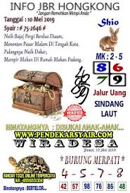 Syair Togel Hongkong Hari Ini 10 Mei 2019 Mei Bepergian