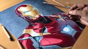 Ironman coloring pages are the best way to teach your child to differentiate between good and evil. Drawing Iron Man Timelapse Artology Youtube
