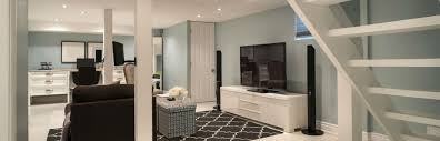 It has ivory walls, and a concrete. How To Partially Finish Your Basement On A Budget Coldwell Banker Blue Matter