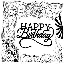 The coloring pages can be free printable with white and black pictures, drawings. Free Printable Coloring Birthday Cards For Adults Novocom Top