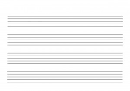 Bei einem akustischen klavier ohne strom verfügt diese in der regel über 88 tasten. Notenpapier Din A4 Und Din A5 Hoch Und Querformat Musik Fur Kinder