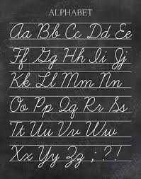 Order your cursive alphabet lines and charts today and enjoy free shipping! Printable Vintage Alphabet And Numbers Cursive Classroom Etsy Cursive Alphabet Cursive Cursive Numbers