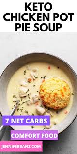 Keto Chicken Pot Pie Soup Is The Classic Flavor You Love Now With A Keto Friendly Twist This Comforting Sou In 2020 Chicken Pot Pie Soup Pot Pie Soup Chicken Pot Pie