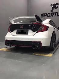 Its pretty pricy since its a wide body kit. Spacious Japanese Honda Civic Type R With Widebody Kit