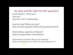 Tf Ikaw Ka Mo Tagalog Grammar Learning