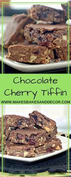 Chocolate Cherry Tiffin Makes Bakes And Decor Recipe Easy Baking Recipes Tray Bake Recipes Baking Recipes