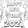 Get these fun and free printbale happy new year coloring pages for 2021. 1