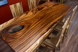 Couchtisch industrial online kaufen pharao24de. Esstisch Suar Holz Massiv Tisch Baumscheibe Natur 201x90x78