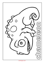 Coloring is an activity that we always relate to children. Printable Chameleon Coloring Page Pdf For Kids Coloring Pages Kid Coloring Page Chameleon Color
