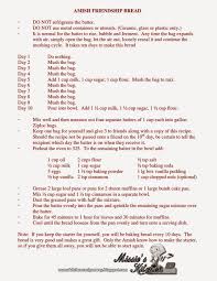 To the 1 cup of amish friendship bread starter, add the following: Amish Friendship Bread Starter Recipe Cookscom Induced Info