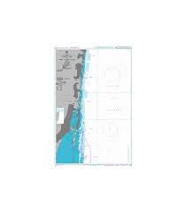 British Admiralty Nautical Chart 3699 Approaches To Port Everglades And Miami