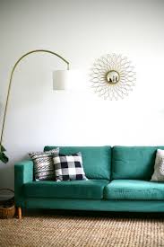 Our Statement Sofa Comfort Works Green Velvet Ikea Sofa Cover Ikea Sofa Covers Statement Sofa Ikea Sofa
