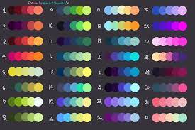 Chose One And I Ll Make U Something Random With The Colors 3 Color Palette Challenge Palette Art Color Palette