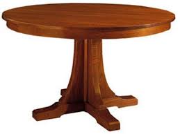 Stickley Round Pedestal Dining Table 91 713 46 2lvs Pedestal Dining Table Craftsman Dining Tables Round Pedestal Dining Table