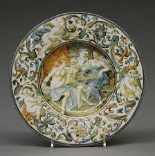 Plate Castelli Maiolica Tin Glazed Earthenware Italian Castelli In 2020 Italian Ceramics Art Clay Art