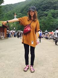 野尻美穂 ユニクロのtシャツ 半袖 タンクトップ を使ったコーディネート wear 夏フェス ファッション フェスファッション レディース ファッション