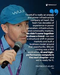 TeraWulf is really an energy and power infrastructure company at heart. Our  team has decades of experience in power generation, infrastructure, and  commodity markets. We didn't come together to chase a trend—we