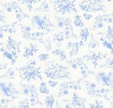 Wallpaper features a matte finish for a premium textured look. Jouy Cobalt Blue Wallpaper Shabby Chic Wallpaper Jouy Funky Wallpaper