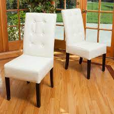 Choosing dining chairs and kitchen chairs. Ivory Leather Dining Chairs Houzz