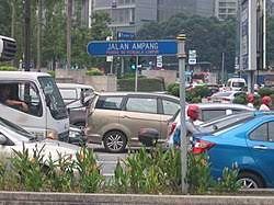 List of roadblock locations in selangor & kl. Jalan Ampang Wikipedia