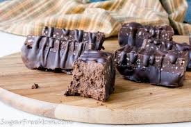 low carb chocolate fudge protein bars