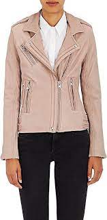 Iro Women S Han Lambskin Moto Jacket View More Closet Goals On Thefashiontofollow Com Moto Jacket Outfit Jacket Design Pink Biker Jacket