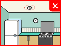 In air streams near kitchens, near. Installing And Maintaining Smoke Alarms Cornwall Council