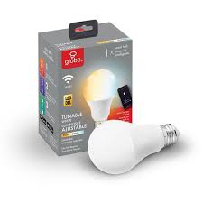 4.5 out of 5 stars. Globe Electric Wi Fi Smart 60w Equivalent Tunable White Dimmable Frosted Led Light Bulb 34204 Rona