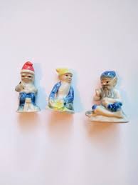 Mini Porcelain Fairy Garden Gnomes Terrarium Figurines Made Etsy In 2020 Fairy Garden Gnomes Terrarium Figurines Gnome Garden