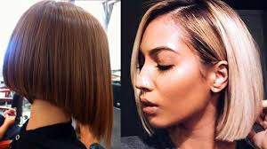 A layered bob haircut is a type of short haircut that can be achieved when you get your hair cut in varying lengths, creating the illusion of more texture and dimension in your hair. Bob Haircuts For Women 2018 Great Bob Hair Cuts Youtube