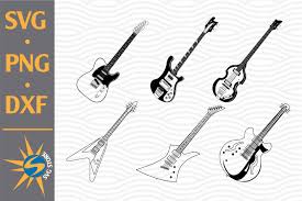 Download Guitar Outline Graphic By Svgstoreshop Creative Fabrica SVG Cut Files